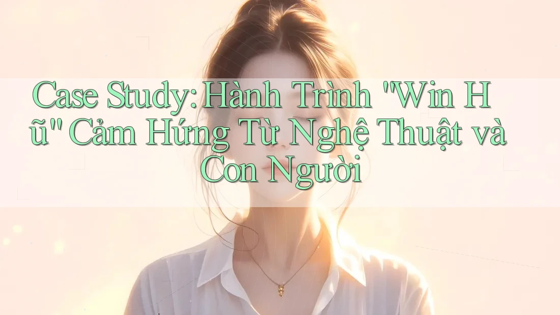Case Study: Hành Trình “Win Hũ” Cảm Hứng Từ Nghệ Thuật và Con Người