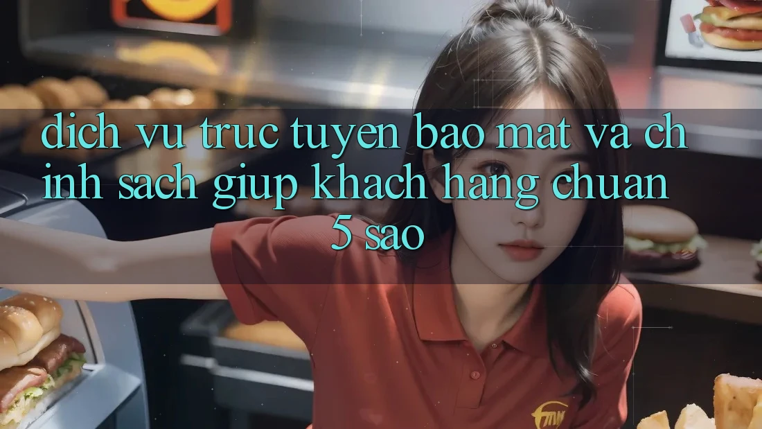 Dịch vụ trực tuyến bảo mật và chính sách giúp khách hàng chuẩn 5 sao Dịch vụ trực tuyến bảo mật và chính sách giúp khách hàng chuẩn 5 sao