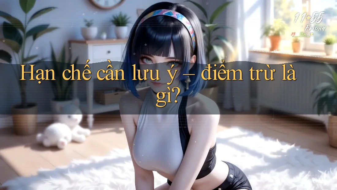 Hạn chế cần lưu ý – điểm trừ là gì? Hạn chế cần lưu ý – điểm trừ là gì?