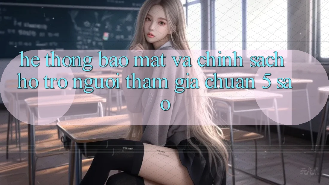 Hệ thống bảo mật và chính sách hỗ trợ người tham gia chuẩn 5 sao Hệ thống bảo mật và chính sách hỗ trợ người tham gia chuẩn 5 sao