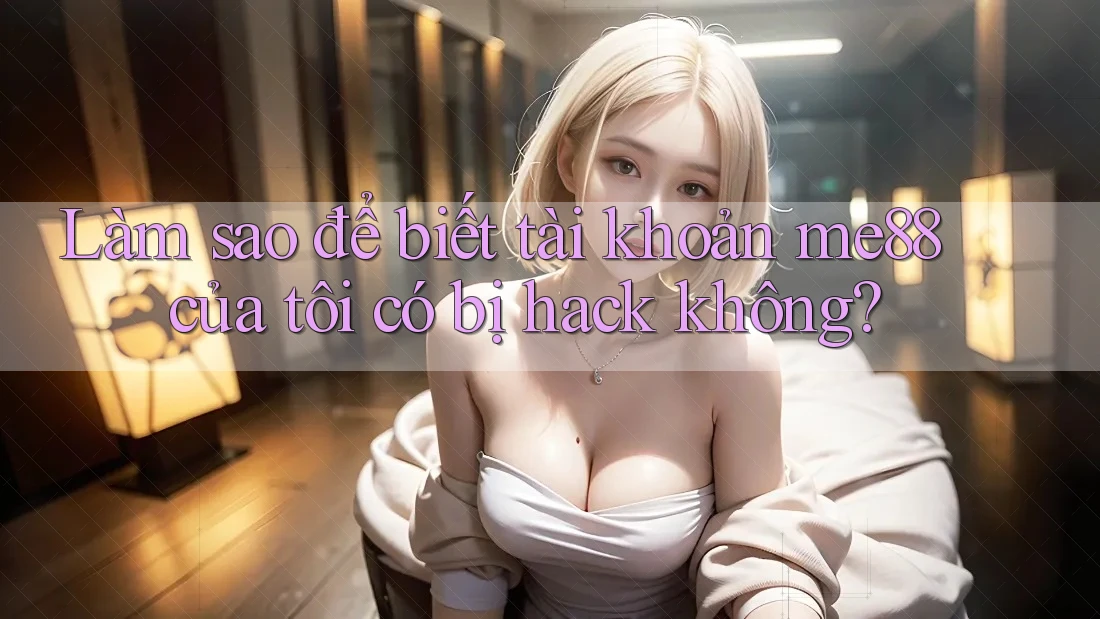 Làm sao để biết tài khoản me88 của tôi có bị hack không?