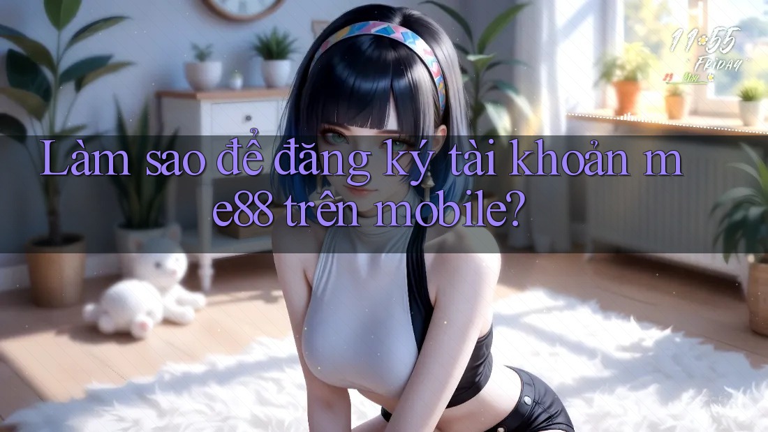 Làm sao để đăng ký tài khoản me88 trên mobile? Làm sao để đăng ký tài khoản me88 trên mobile?