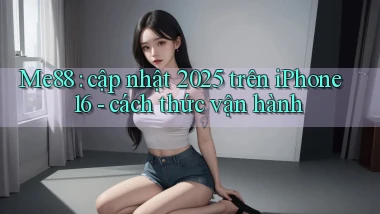 Me88 cập nhật 2025 trên iPhone 16   cách thức vận hành