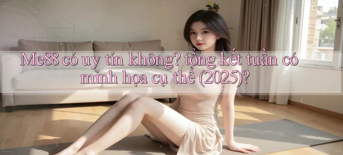 Me88 có uy tín không tổng kết tuần có minh họa cụ thể (2025)
