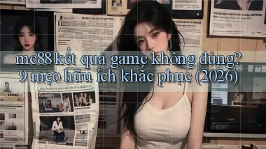 me88 kết quả game không đúng 9 mẹo hữu ích khắc phục (2026)