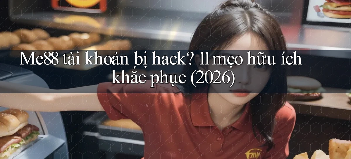 Me88 tài khoản bị hack 11 mẹo hữu ích khắc phục (2026)