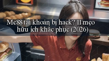 Me88 tài khoản bị hack 11 mẹo hữu ích khắc phục (2026)