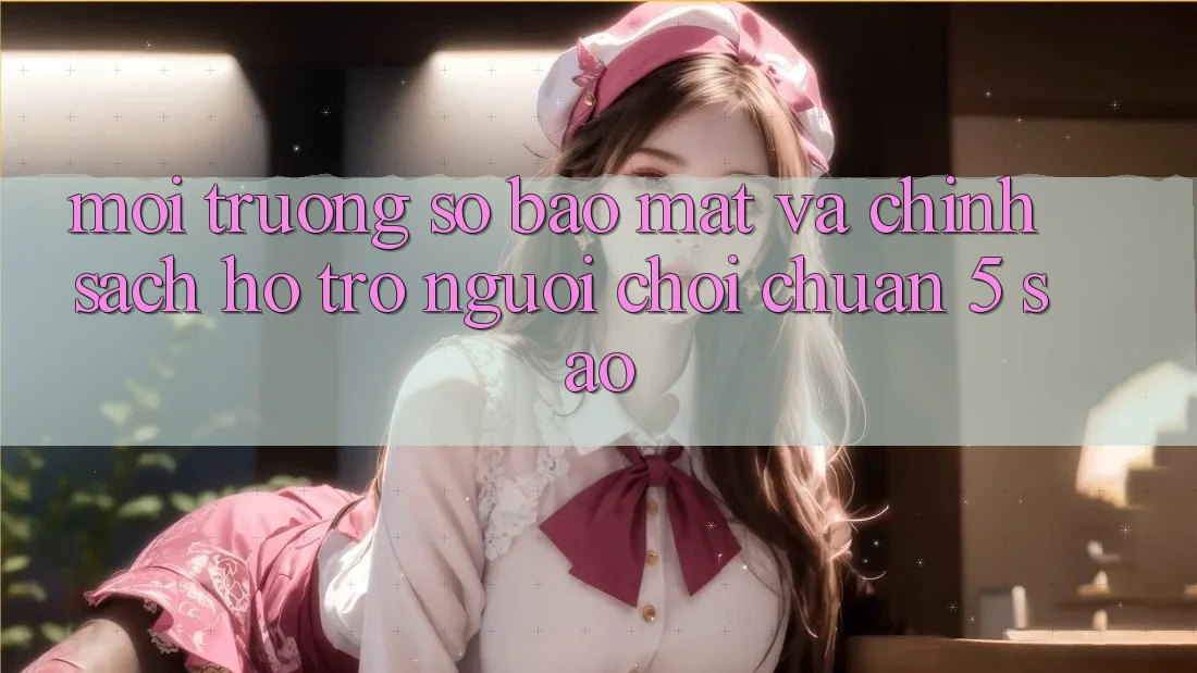 Môi trường số bảo mật và chính sách hỗ trợ người chơi chuẩn 5 sao Môi trường số bảo mật và chính sách hỗ trợ người chơi chuẩn 5 sao