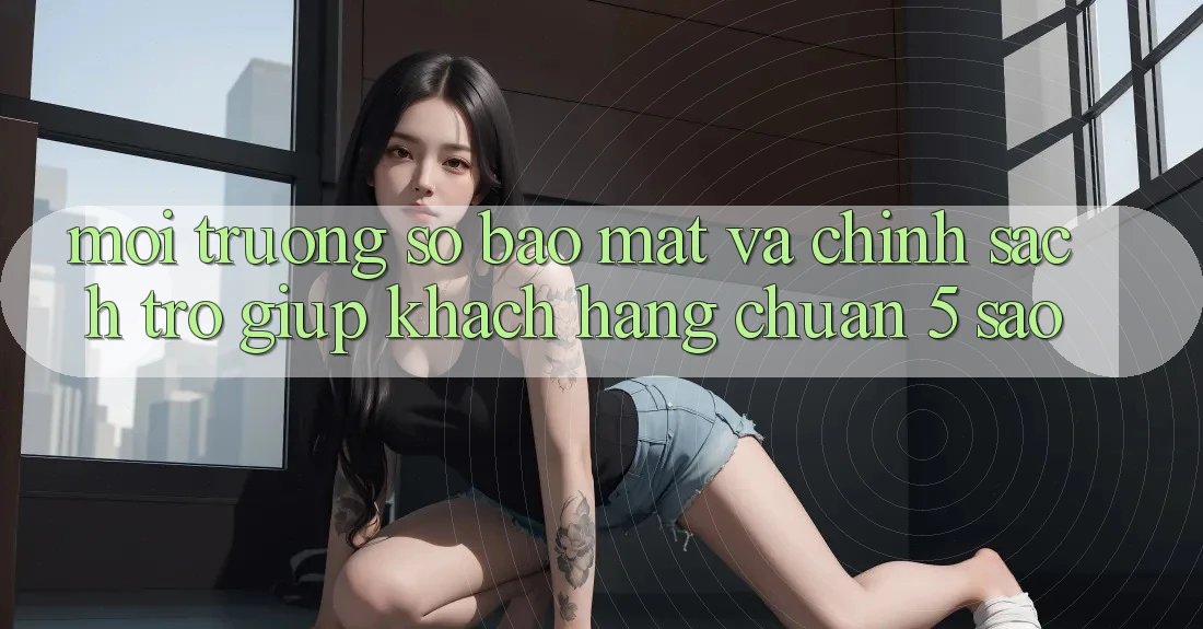 Môi trường số bảo mật và chính sách trợ giúp khách hàng chuẩn 5 sao Môi trường số bảo mật và chính sách trợ giúp khách hàng chuẩn 5 sao