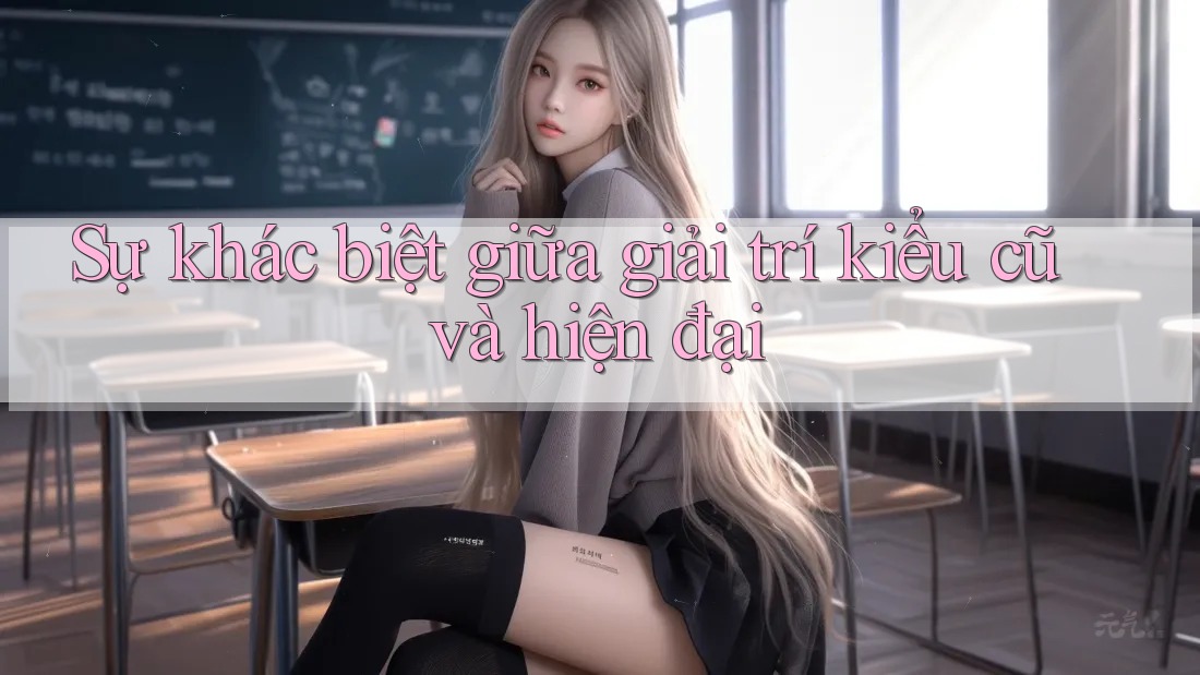Sự khác biệt giữa giải trí kiểu cũ và hiện đại Sự khác biệt giữa giải trí kiểu cũ và hiện đại