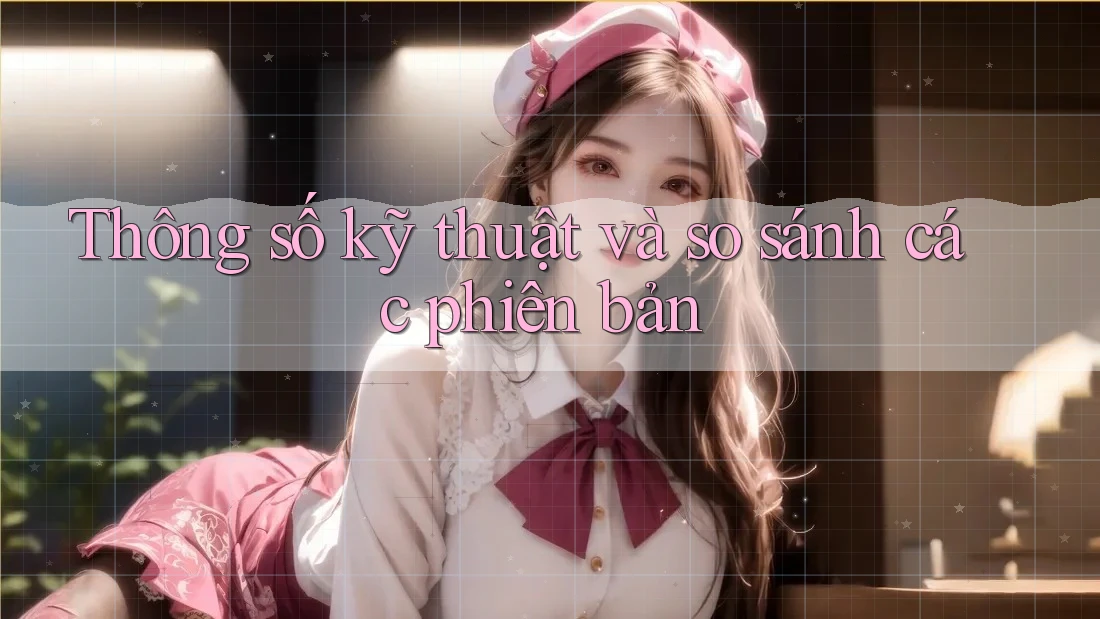 Thông số kỹ thuật và so sánh các phiên bản
