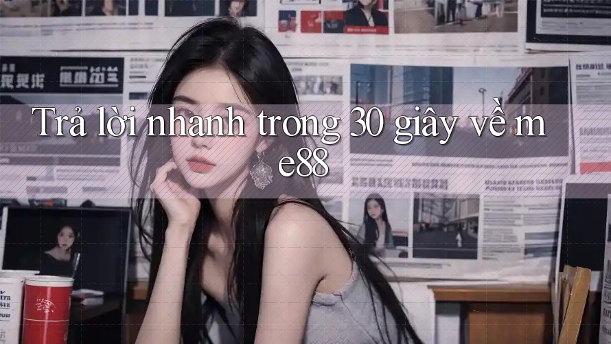 Trả lời nhanh trong 30 giây về me88 Trả lời nhanh trong 30 giây về me88