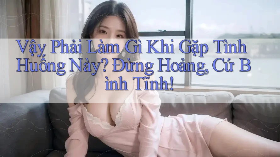 Vậy Phải Làm Gì Khi Gặp Tình Huống Này? Đừng Hoảng, Cứ Bình Tĩnh!